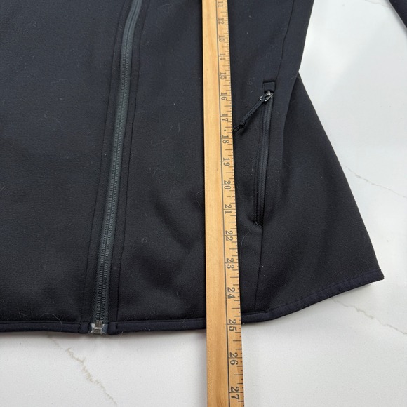 The North Face Womens Medium Arcata Jacket Black Asymmetrical‎ Full Zip - Picture 5 of 11